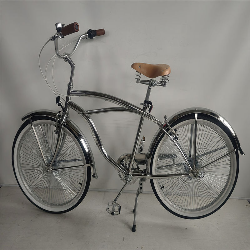 26 inch Aluminium Frame Mens Adult Beach Cruiser Bike met 7 Speed Shimano Derailleur