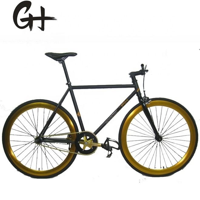 Vorkmateriaal Staal 700C Hi-Ten Frame OEM CE Single Speed Flip-Flop Hub Fixed Gear Bike