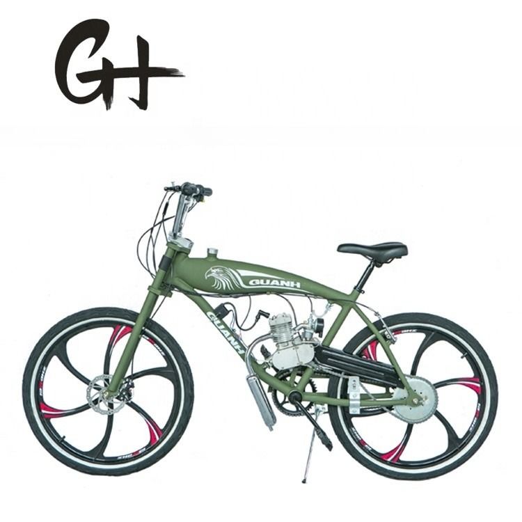 26&quot; Mag Wheel Racing Motorcycle met 80cc 2-takt motor 35KM/H Topsnelheid 3L Inner Tank