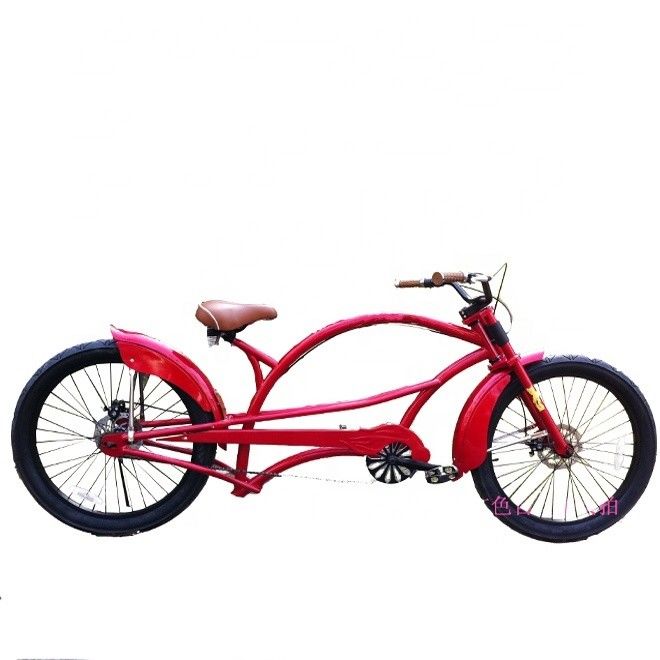 Aluminium RIM 24&quot;x3.0 CE Amerikaans Lang Hi-Ten Stalen Frame Chopper Beach Cruiser Fiets