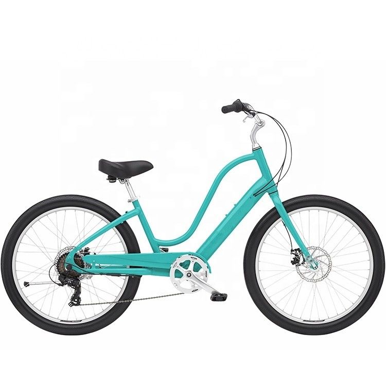 120 kg laadvermogen 29&quot; 3.0 band 7 snelheid aluminium stap door Lady Beach Cruiser fiets