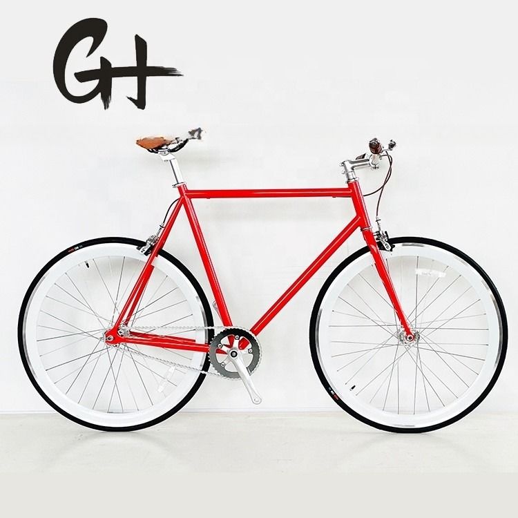 CE-gecertificeerde 700C 4130 CR-MO staal frame fixe versnellingsfiets met kalipersysteem