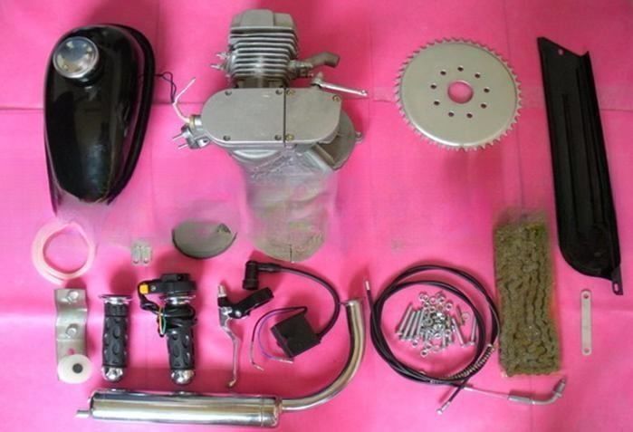 Benzinemotor Kit 50cc/60cc/80cc Twee-Takt/Vier-Takt Alle Pantone Kleur Onderdeel Motor