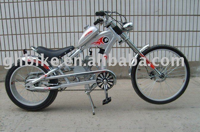 ROSH-gecertificeerde 24&quot; GAS Motor Chopper fiets en stalen vorkmateriaal voor topprestaties