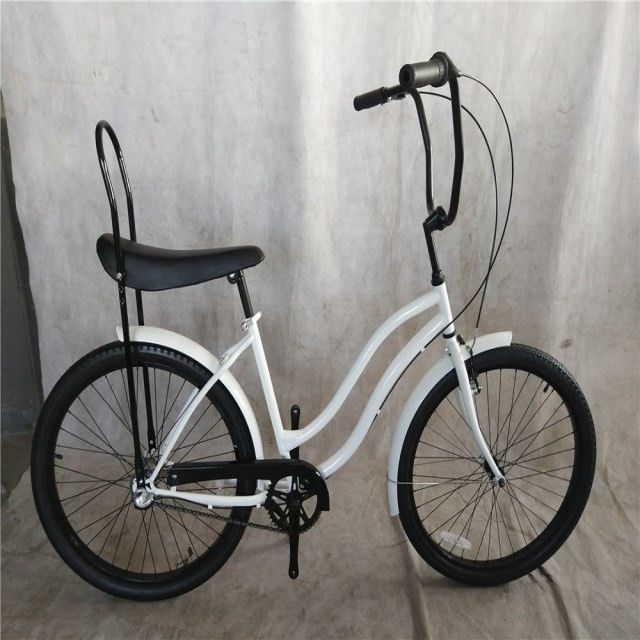 26 inch 3 Speed Adult Classic Lowrider Bike Beach Cruiser Bike met 1.8m lengte