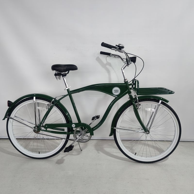 Steel Fork Material Volwassenen Single Speed Men Beach Cruiser Bike 26 inch voor promotie