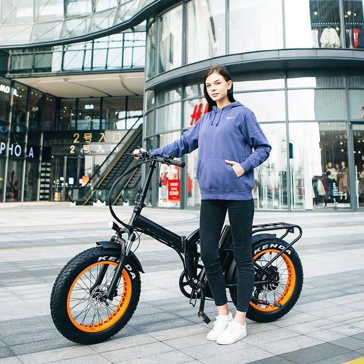20&quot; 48V 1000W OEM EN15194 50KM/H 13AH Lithiumbatterij Opvouwbaar Volledige Ophangingsframe Elektrische fiets