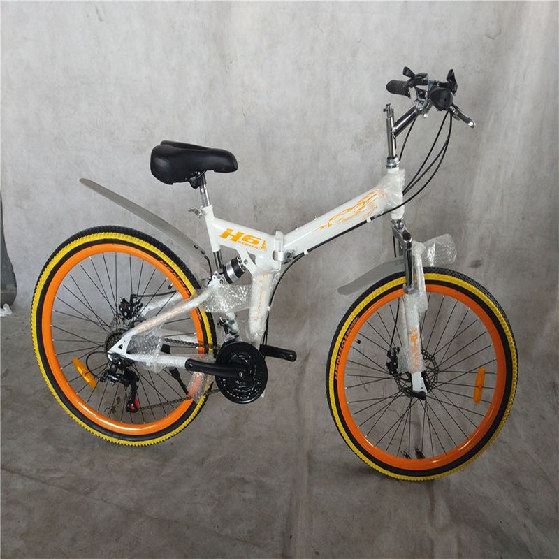 1.8m vol ophanging vouw frame volwassen mountainbike met een bruto gewicht van 17 kg