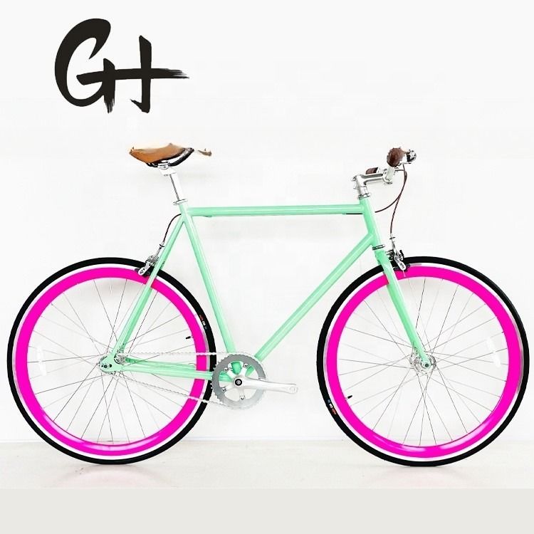 700C Amerikaans CE CPSC Chinees Fixie Gear Single Speed Bike Lengte m 1,8 Steel Fork