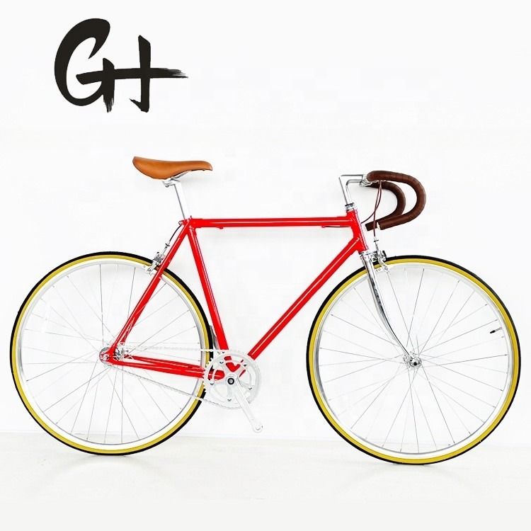 Cr-Mo Steel Frame Fixie fiets met klassiek gespannen frame en 11kg lichtgewicht ontwerp