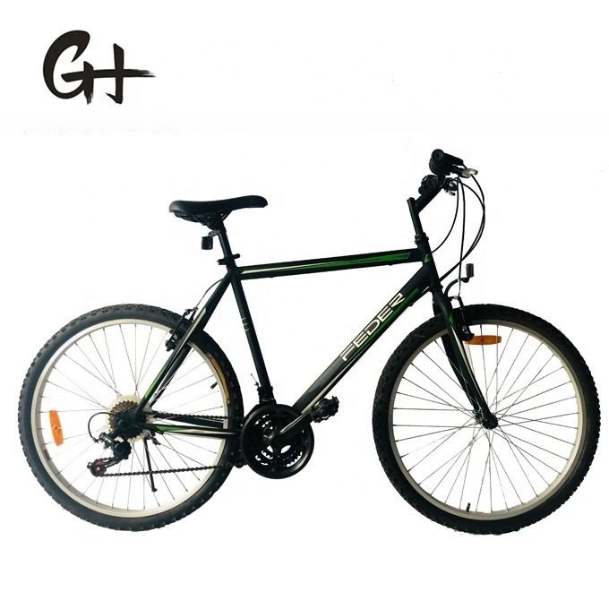 Gewoon pedaal 26&quot; mannen staal CE volwassen Shimano 21 snelheden OEM logo MTB Mountain Bike 17KG