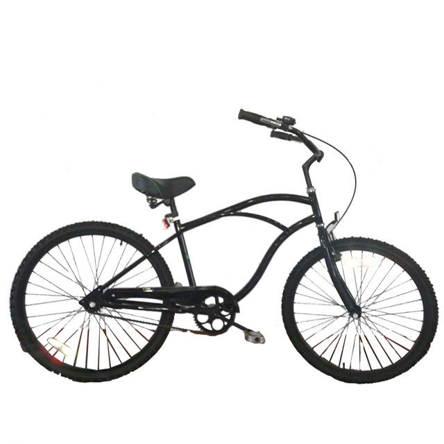 26&quot; mannen stijl volwassen strand cruiser fiets met single speed coaster rem en hard frame