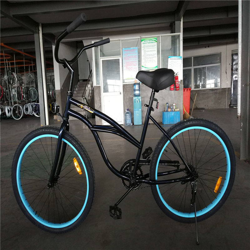 26 inch Custom Stretch Single Speed Foot Brake Beach Cruiser Bike met gewoon pedaal