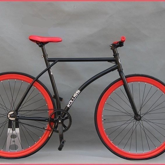 GHBIKE 700c 23C Fixie Bike Fixed Gear Bike Single Speed Bike Frame Materiaal staal