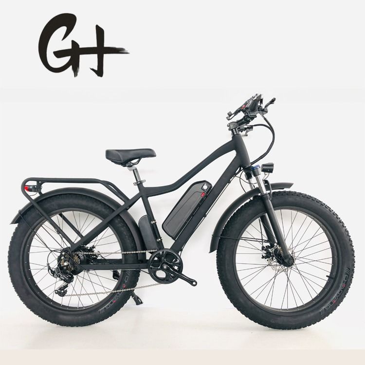 Discrem 750W 48V Lithiumbatterij Volwassenen E Bike Vetband Elektrische fiets 26 inch met maximale snelheid van 30-50Km/h