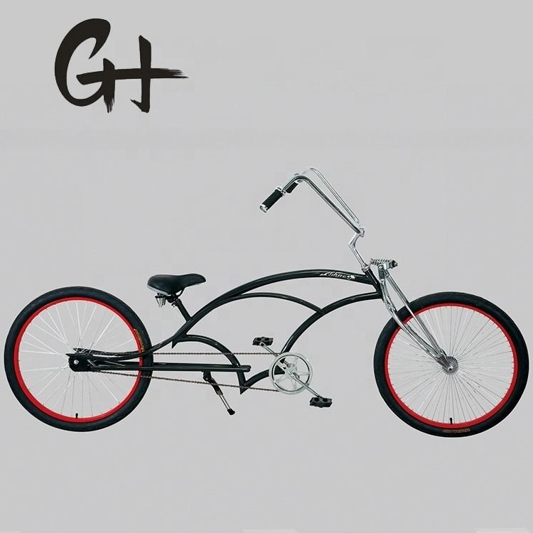 26 inch Chopper Style Beach Cruiser fiets met staal vork en 150 kg laadvermogen