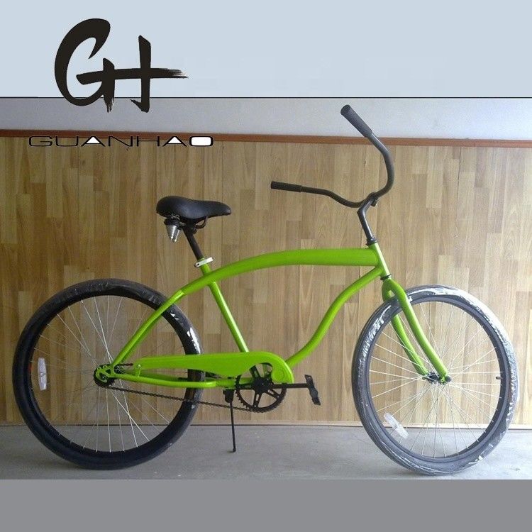 170mm Crank Comfortabele zadel 26 inch Single Speed Coaster Brake Men Beach Cruiser Bike