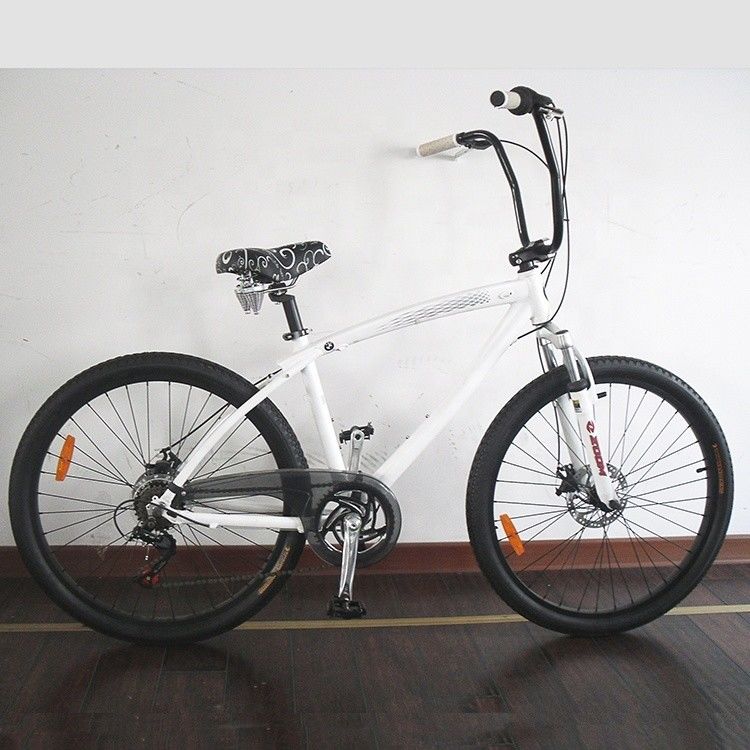 OEM Kleurverf 26 inch 3.0 band Aluminium Frame Beach Cruiser Fiets 7 Speed Shimano