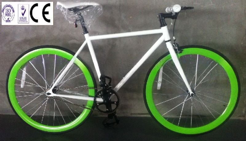 Aluminium LASCO 46T Fixed Gear Single Speed Track fiets met aluminium legering velg materiaal