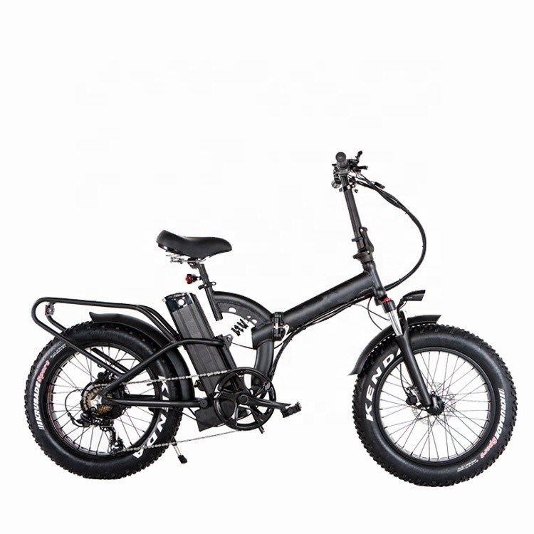 20" Wiel Grootte 52V 21AH Lithiumbatterie 1000W 50KM/H Full Suspension Elektrische vouwfiets