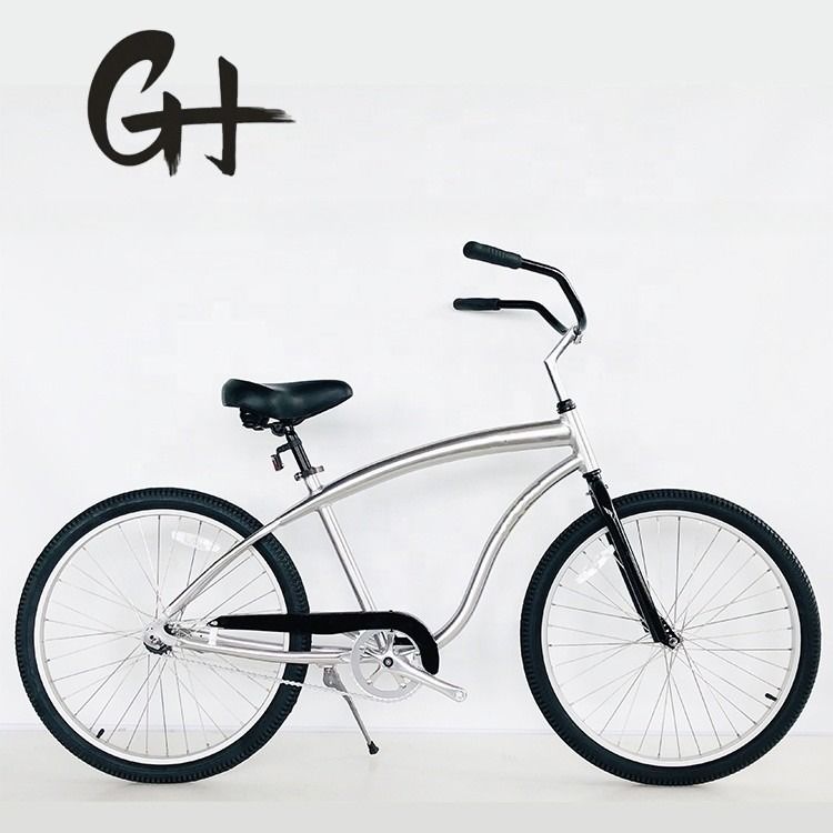 26 inch Aluminium 6061 Frame Coaster Brake Single Speed Beach Cruiser Fiets voor volwassen mannen