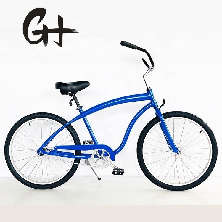 Ten Steel Frame 26&quot; Wielgrootte 3G OEM/ODM CE Mensen Volwassenen Single Speed Beach Cruiser Bike