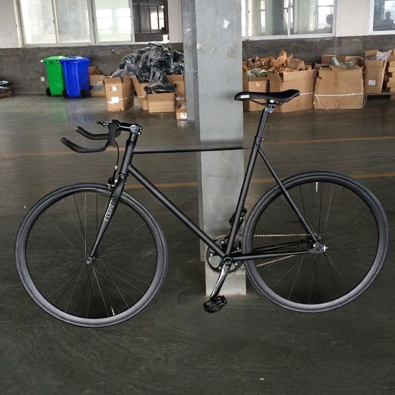 13 kg Glanzgewicht 700C Fixe Gear Bike voor Fixie Gear Fiets Single Speed Road Bike