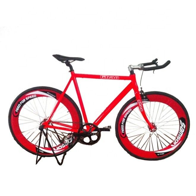 Radius Caliper Brake Fixie Bike Rood Kleur 700C Aluminiumlegering CE Gecertificeerd Chinese OEM