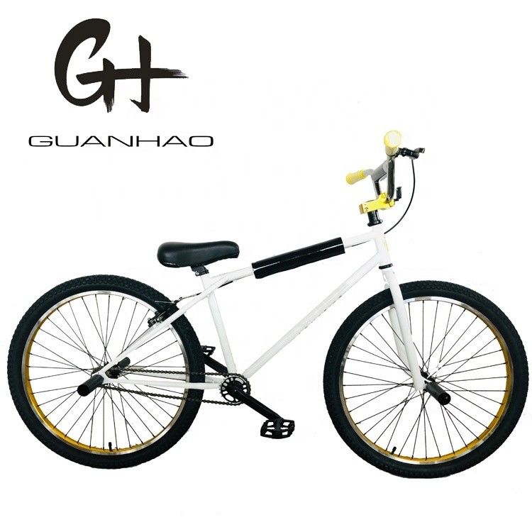 Gepersonaliseerd logo 26 inch BMX fiets met Hi-Ten staal frame en 25T kleine ketting