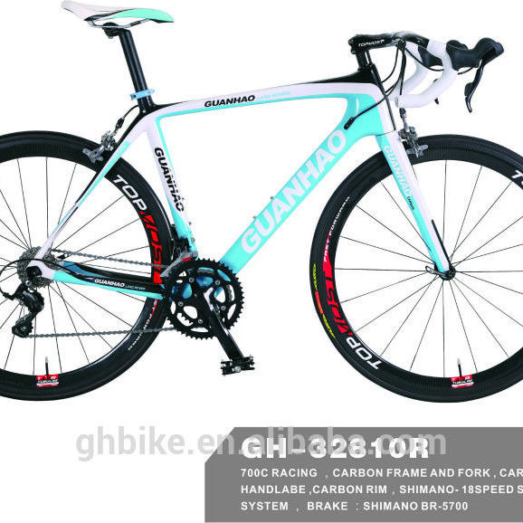 700C Road Bike Fiets Racing Bike met Carbon Fiber Rim Material Opvouwbaar NIET Opvouwbaar