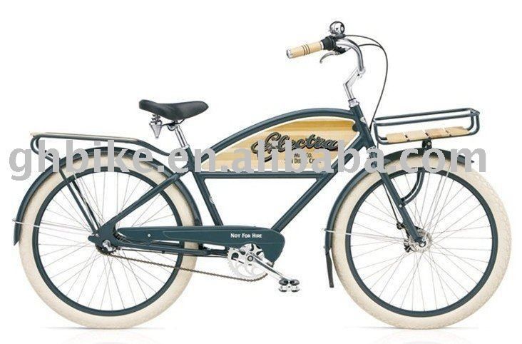 Mensen 26&quot; Beach Cruiser Bike met mand en Carrier CE gecertificeerde Nexus 3 Speed Bike