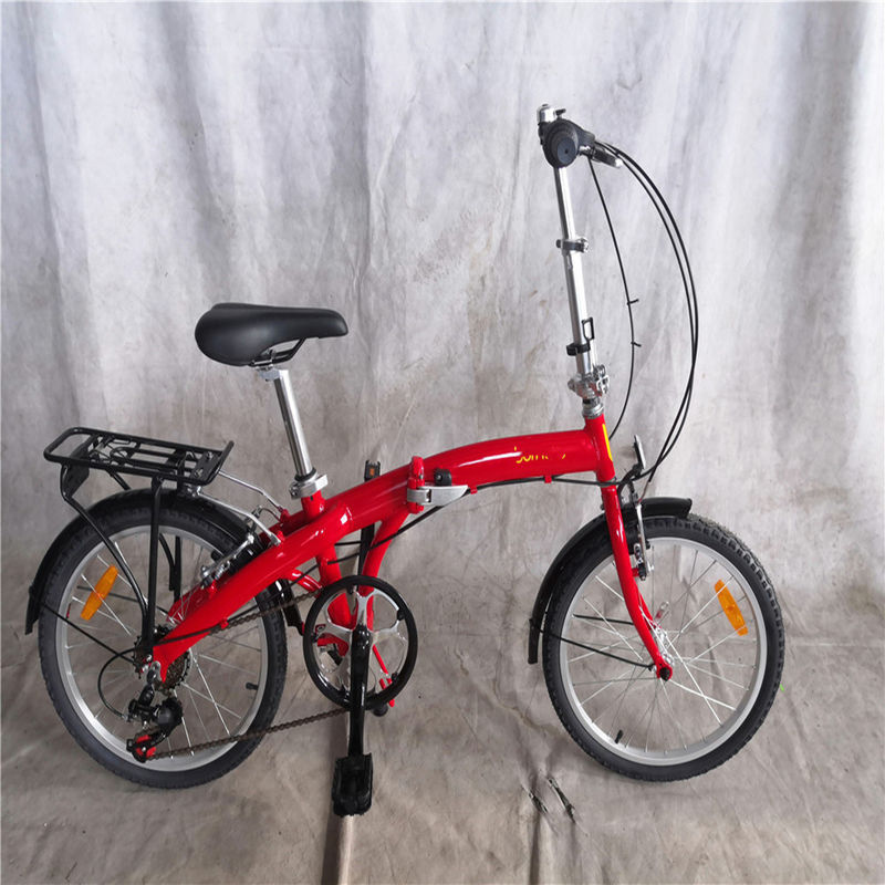 20 inch Unisex Hybride vouwfiets met 7 versnellingen en Aluminium V Brake Alloy Hub Quando