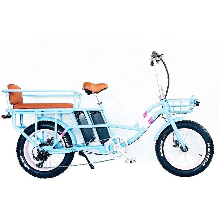 20" 48V 1000W Dual Batterijen 34AH Lithiumbatterij 50KM/H Achter Hub Motor Sneeuw Electric Bike