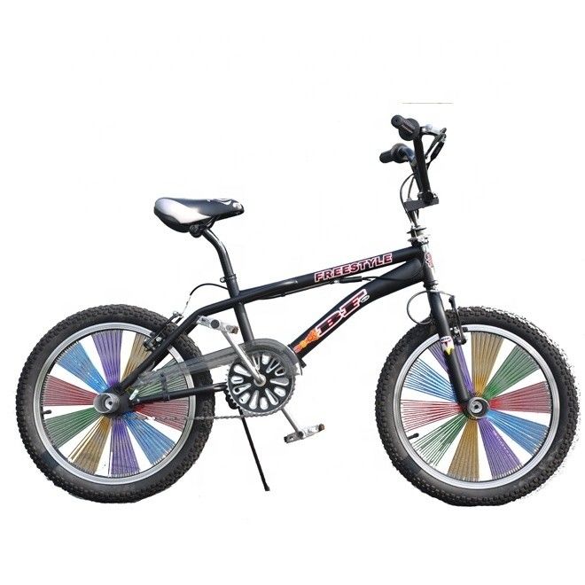 Aluminium draad stam BMX 20 inch kleurrijke 130H Spoken Chinese CE Kid Freestyle fiets