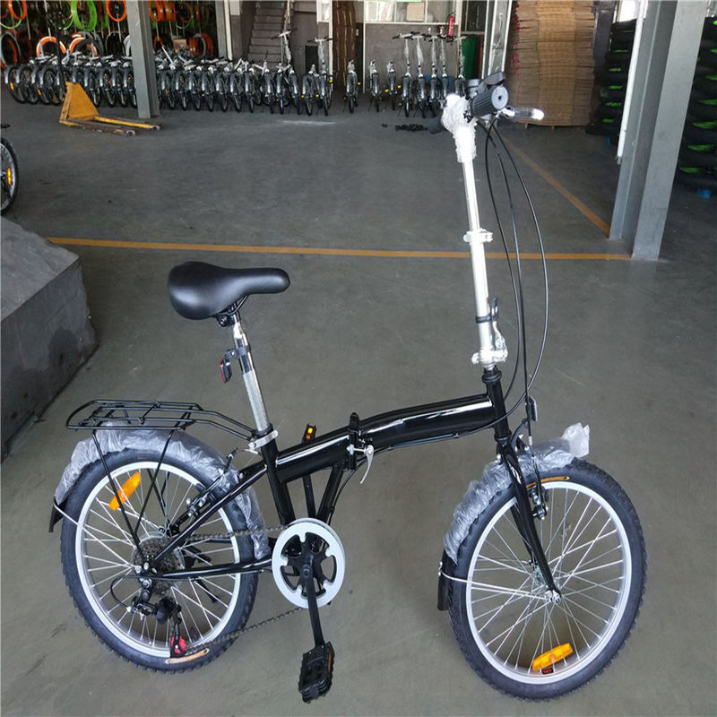 Folding Bike 20 inch 7 Gear 6 Speed Hi Ten Steel Frame Aluminium Alloy Shimano Folding Bike 13KG