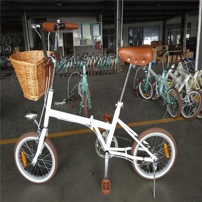 16 x 1,75 bandbreedte vouwbare fiets volwassen unisex vintage stijl fietsen vouwfiets
