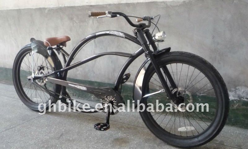 24&quot; Mannen en Dames Mode Chopper Beach Cruiser Polkupyora met Aluminium Alloy Rim