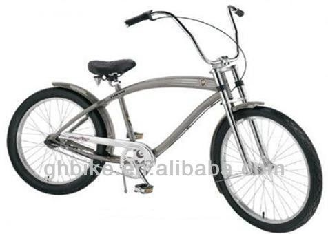 Chopper Fork Beach Cruiser Bike 26' met Aluminium Alloy Rim en CE ISO9001 Certificaat