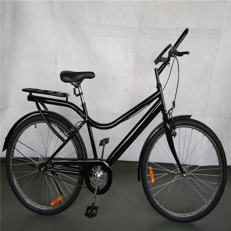 1.7m Lengte Zwart Kleur Single Speed Step Through Hybrid Bike 17kg Bruto Gewicht