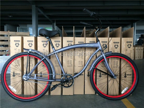 Stadsfiets Glanz Gewicht 19kg Steel Fork Beach Cruiser Fiets voor stadsrijden