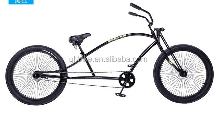 Aluminium Alloy Rim Spring Fork Beach Cruiser Long Beach Bike Fiets Chopper Bike