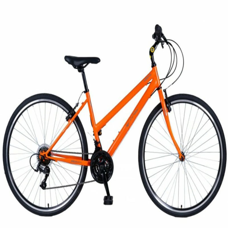 21 Speed Step Through Women Cycle Urban Lady City Hybrid Bike met dubbele V rem