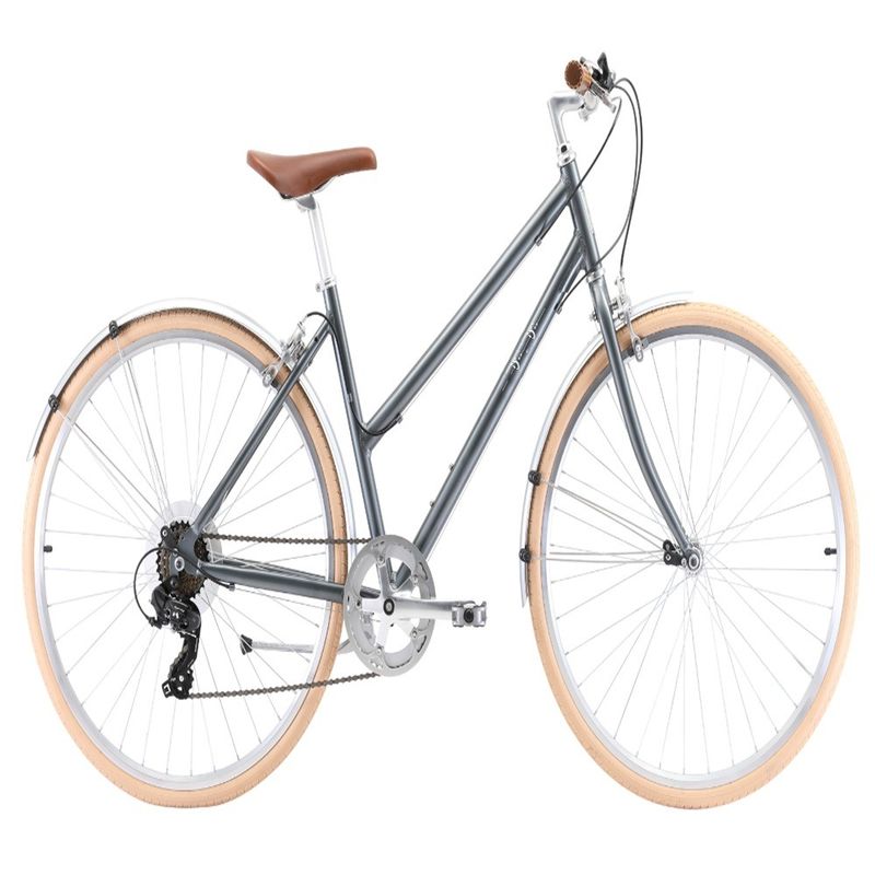 Aanpassen Vintage Lady Fiets Retro Vrouwen Fiets Chrome Fietsen met 3 versnellingen
