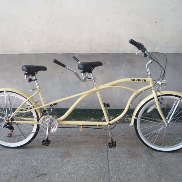 Alloy Stem 21-Speed Double Seat Tandem Bike met Steel Fork Material 2019 Best Seller