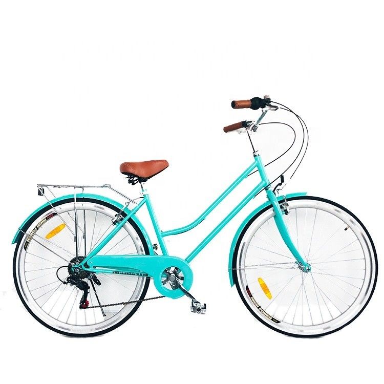 CPSC Kleurrijke 700C CE Hi-Steel Lady City Bike met Aluminium Alloy Rim en 7 snelheden