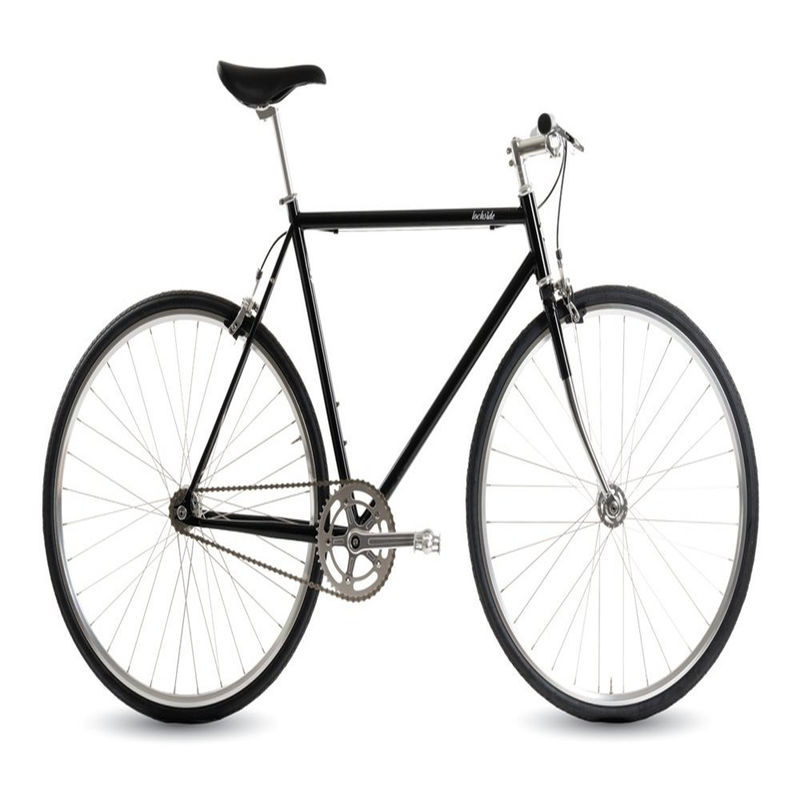 4130 Chromoly Single Speed Retro Mens Step Through City Cruiser Bike met 700C wielgrootte