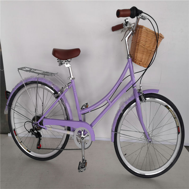 KMC 7 Gear Classic Lady Bike 28 Ladies Vintage Bike 26 Retro Vrouwen Bikes met mand