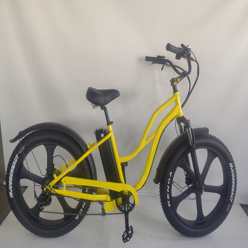 26 inch Fat 4.0 band 48V 750W 45KM/H 21AH Electric Beach Cruiser Bike met LCD display