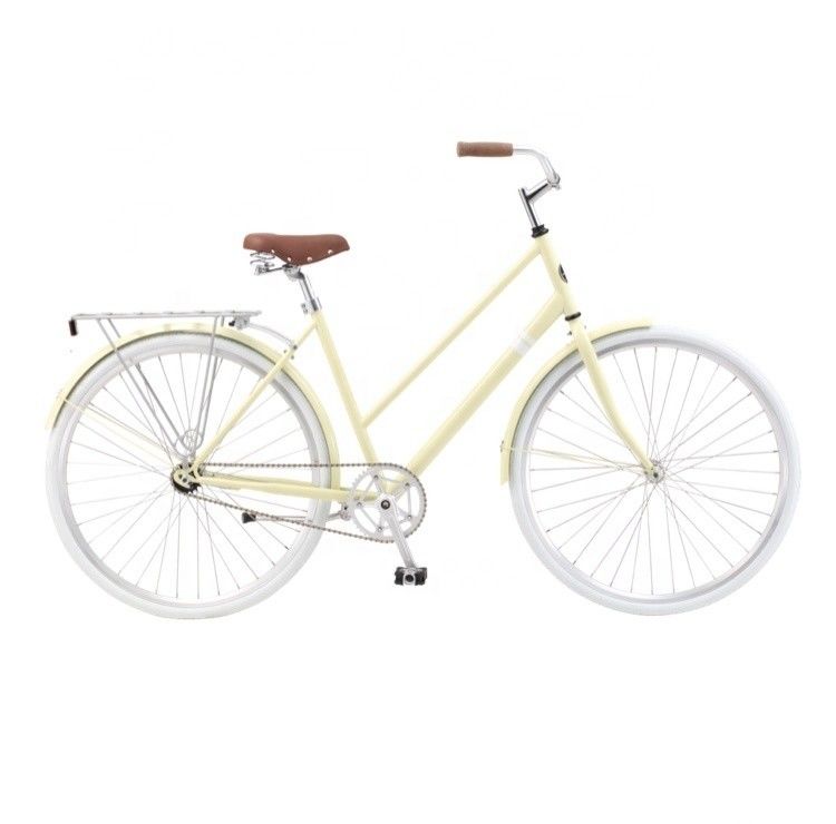 26&quot; Lady City Bike met Hi-Ten Steel Frame Coaster Brake Rear Rack en OEM/ODM Opties
