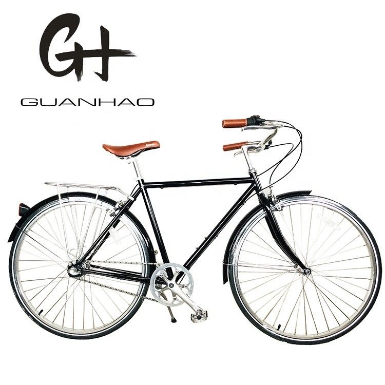 Gewone Pedal Single Speed Dutch Men City Adult Vintage Bike voor de Zuid-Amerikaanse markt